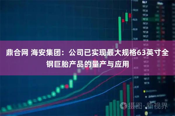 鼎合网 海安集团：公司已实现最大规格63英寸全钢巨胎产品的量产与应用
