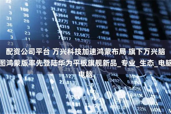 配资公司平台 万兴科技加速鸿蒙布局 旗下万兴脑图鸿蒙版率先登陆华为平板旗舰新品_专业_生态_电脑